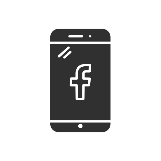 Facebook, facebook logo, facebook on mobile, mobile icon